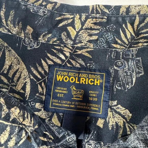 Woolrich Jeep Short Sleeve Shirt (Rare) Size XL - Picture 5 of 8